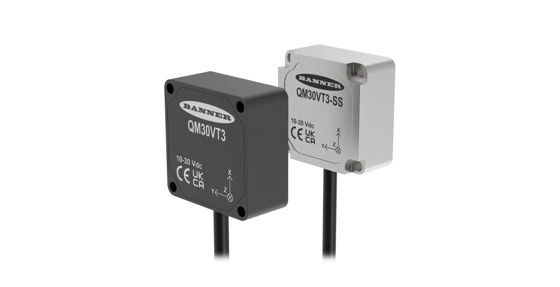 Bezvadu vibrācijas un temperatūras sensors uz elektromotora