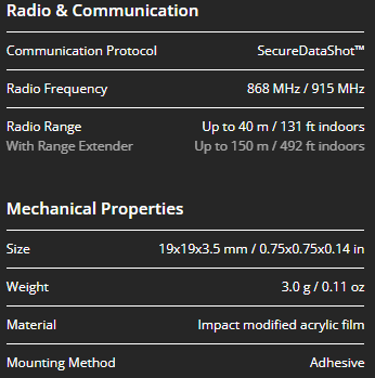 Tuvuma sensors, bezvadu