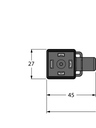 Pressure sensor PT10R-2008-U1-DA91/X, 0-10Bar, 0-10V, G1/2in