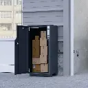 Parcelbox suitable for bigger parcels, app or code open/close, BLE