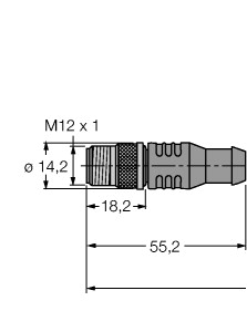 Connection cable RSC5701-5M, shielded