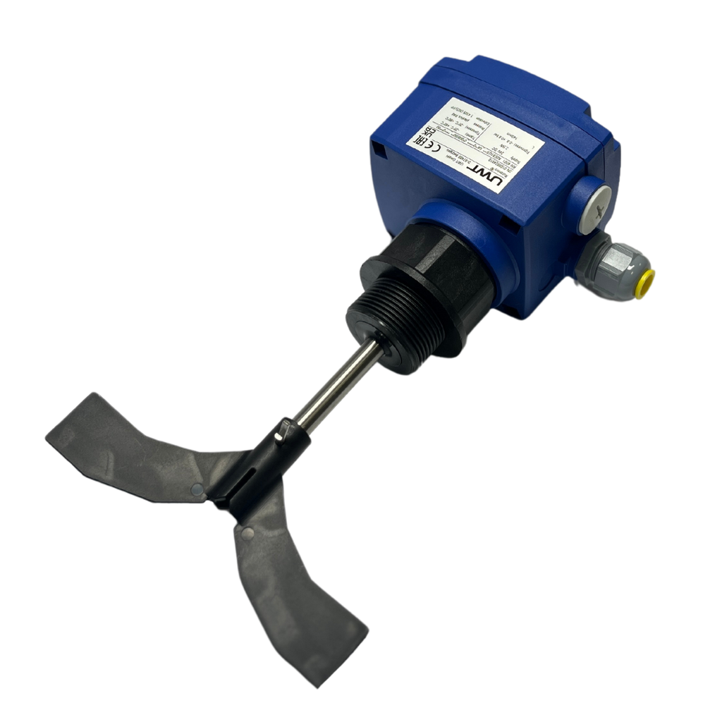 Level sensor rotating, G1 1/4", 24VDC supply, paddle 27x150mm, L=140mm