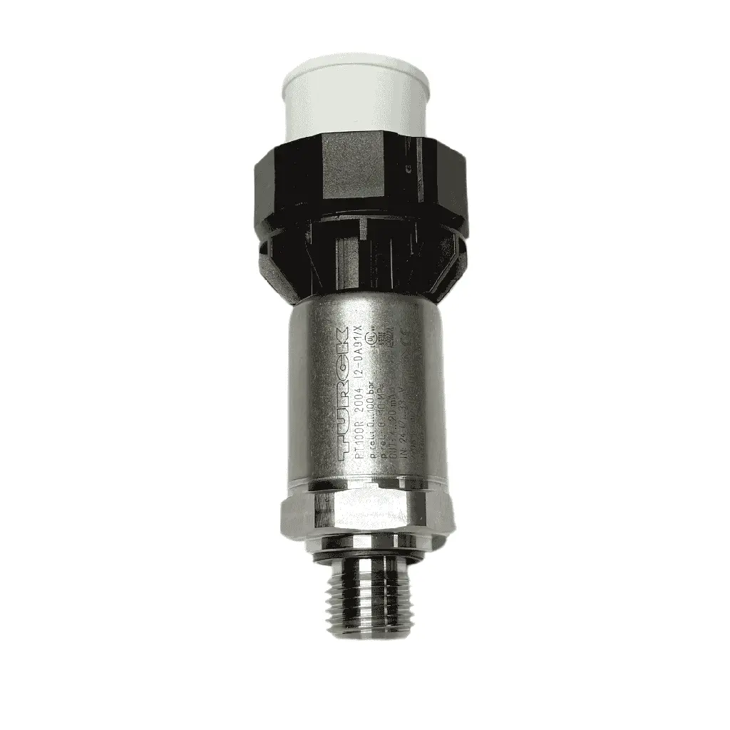 Pressure sensor PT400R-2004-I2-DA91-X, 0-400 bar, 4-20 mA, G1-4in.webp