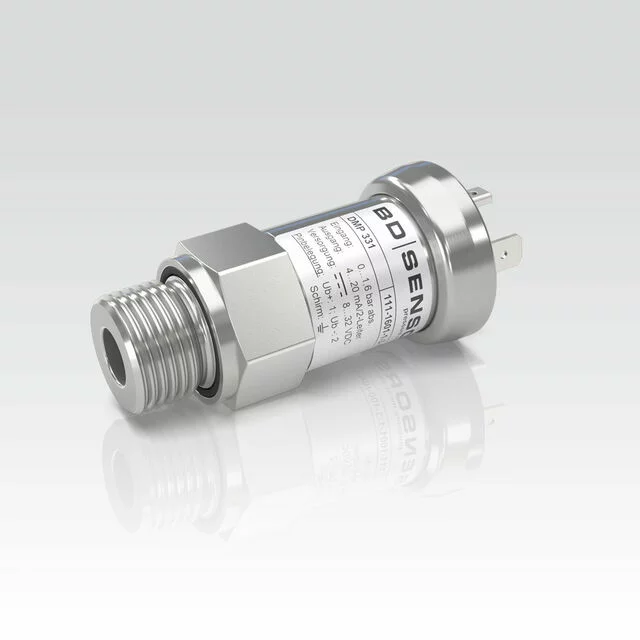 Spiediena sensors DMP331, 0-2Bar, 4-20mA, G1/2 flush, DIN43650 konektors, FKM blīvējums, 0.5% acc