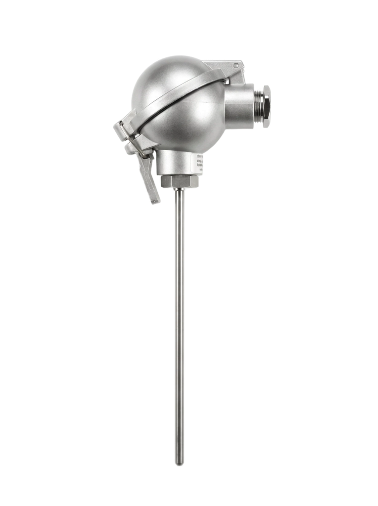 [ATI-P1-B-S-6-200-NAA-NB] Temperatūras sensors Pt100, 6x200mm, 4 vadu, terminālu bloks, klase B, IP67, minerālu iekapsulēts, max +600C