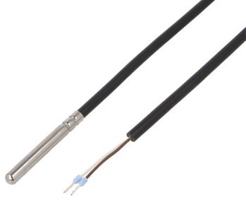 Temperature sensor NTC, 10k, -40/105°C, 6x50mm; 3977K, IP66