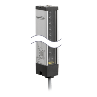 Gaismas aizkars - raidītājs LX12E, 295 mm, 0,3-2 m, 10-30VDC, 2 m kabelis, IP65