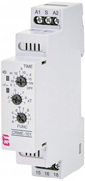 Laika relejs multifunkc., 12-240Vac/dc, 0.1s-10 dienas, 1pārsl. kont.