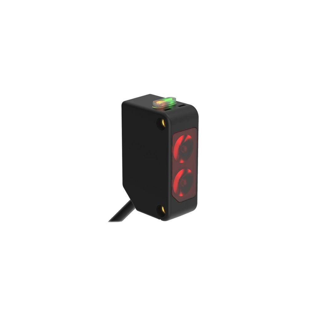 Photo sensor Q20PFF150, fixed field 150 mm, PNP NO/NC, 10-30VDC, 2 m cable