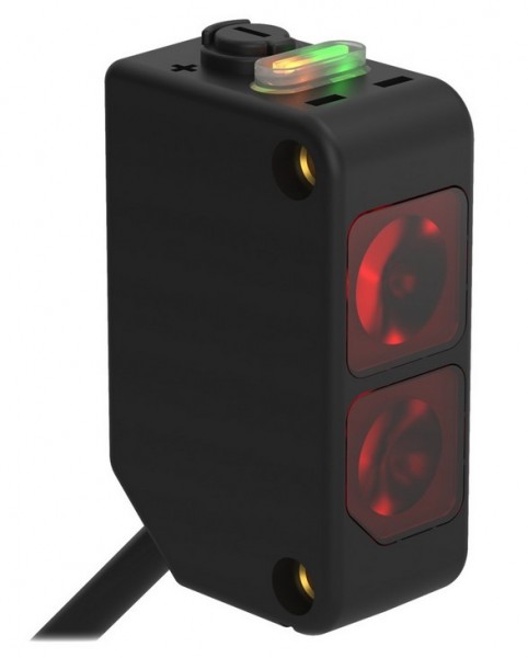 Photo sensor Q20PDL, diffuse, 1.. 800 mm, 2 m cabs, NO/NC PNP