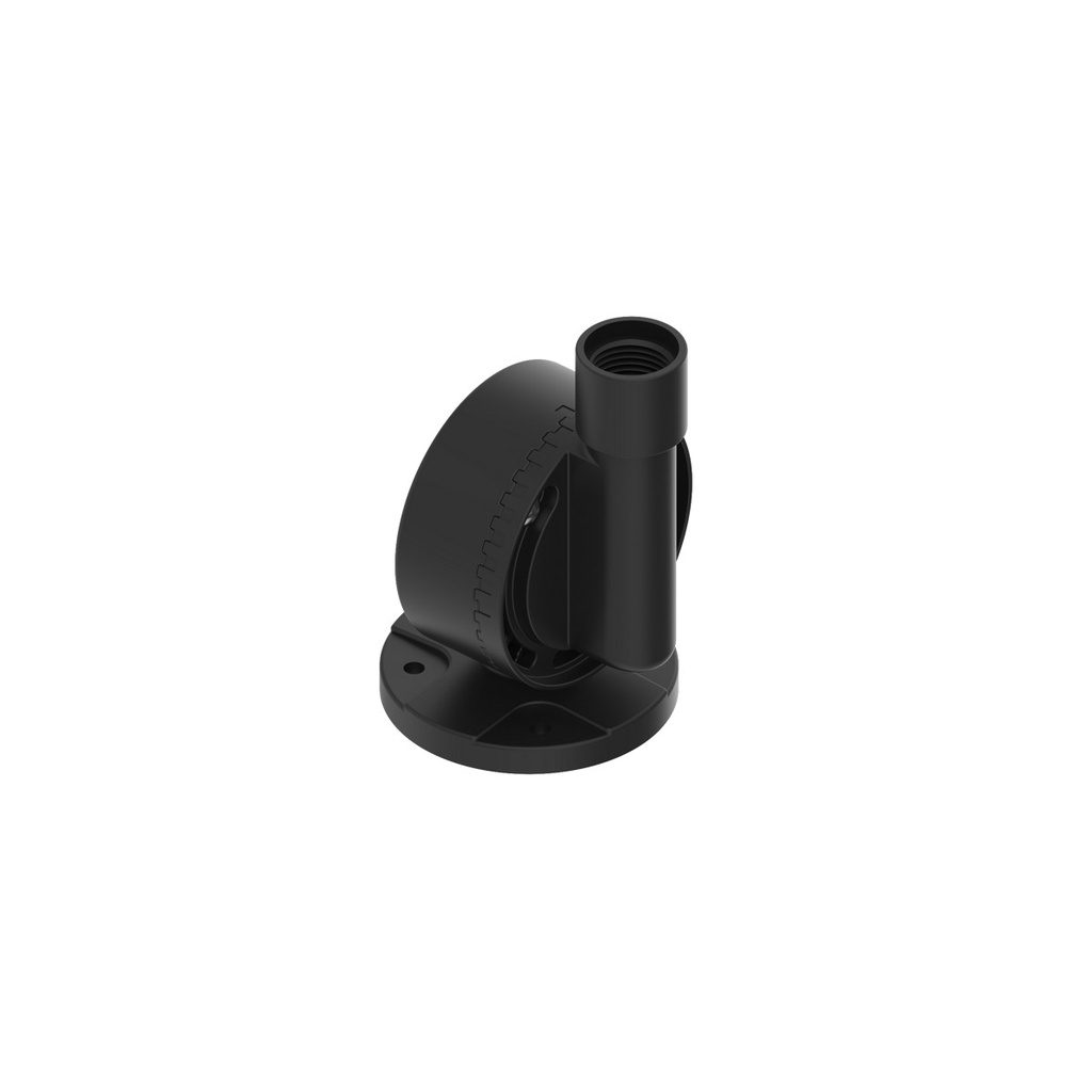 Mounting base SA-FFB12, foldable, for ½" pipe, 110° rotation, polycarbonate