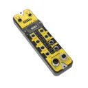 RSIO-MA4-6SI2SO-C, RSio sērijas attālinātā drošā I/O: CIP Safety. 6 konfigurējamas drošības ieejas ar ISD. 2 OSSD drošības izejas. 7/8 Barošana: 19,2–28,8 V līdzstrāva. IP65, IP67