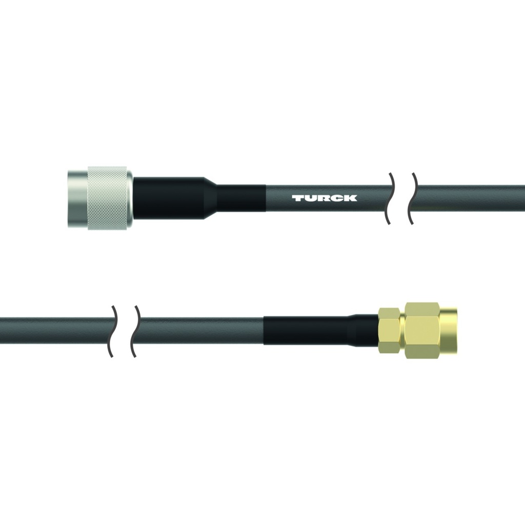 Coaxial cable TN-UHF-CBL-HF240-RPTNC-1-SMA, RP-TNC to SMA, 1m, UHF RFID