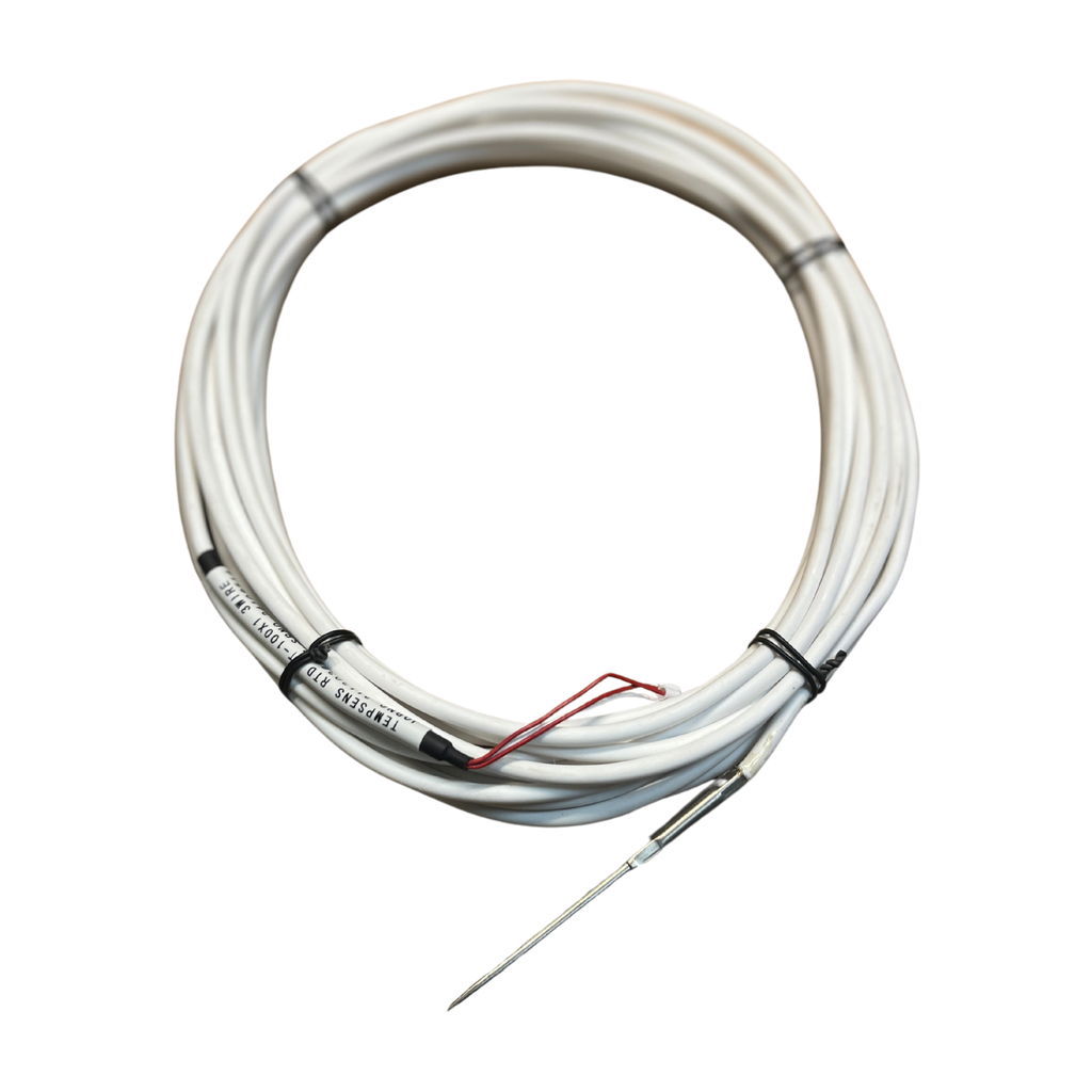 Temperatūras sensors Pt100, 4.5x50mm, adatveida, 4vadu, AISI316, 8m kabelis, IP68