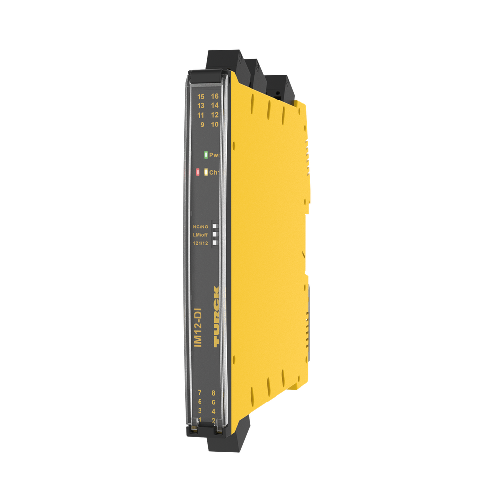 Izolējošā barjera IM12-DI03-1S-2T-S/24VDC/CC, 1 kanāls, 2 tranzistoru izejas, 10-30VDC, SIL2