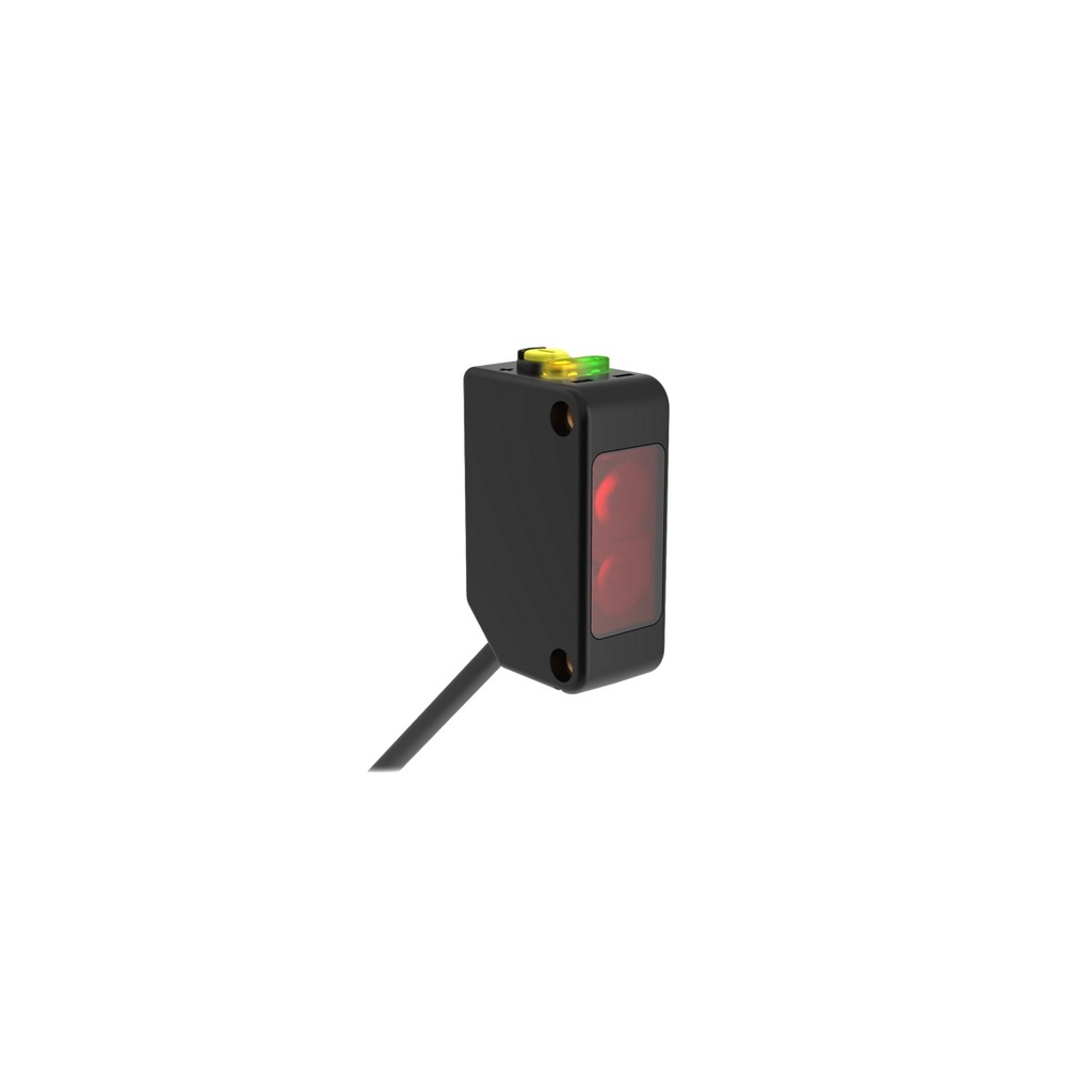 Photo sensor Q20PLV, retroreflective 6 m, PNP NO/NC, 10-30VDC, 2 m cable