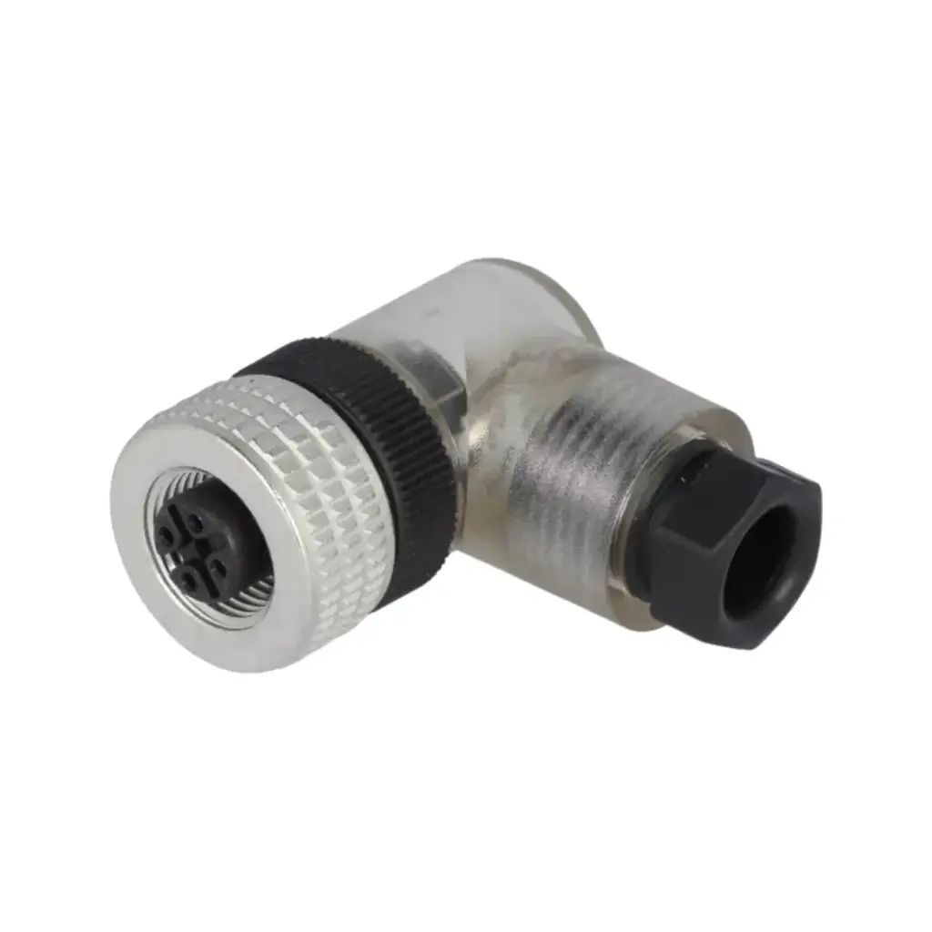 Connector 4012 PG7 TOPAS 4-pin, M12, female, angled, A-coded