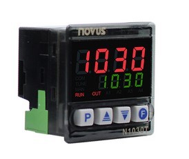 Temperature controller, Timer N1030T-PR, Pt100/J/K/T, 1 relay+SSR out, 100 to 240 Vac/dc, 48x48 mm