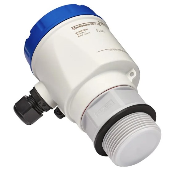 Level sensor NR7100 for liquids, radar FMCW, 0-10 m, 4-20 mA, G 1 1/2"; PVDF, 8° antenna, max 60°C/3 bar, without display, bluetooth