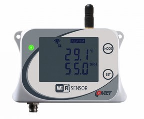 WiFi temperature and relative humidity sensor for external probe