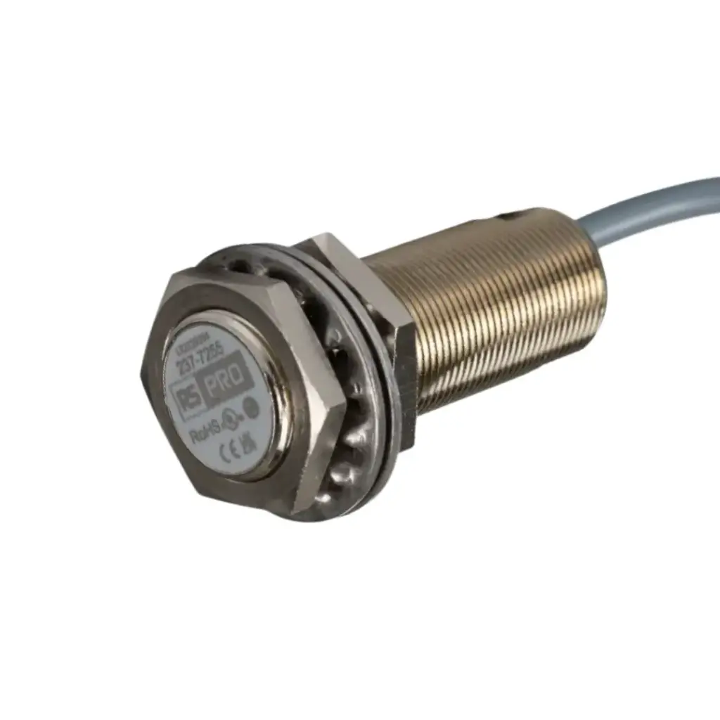 [237-7255] Inductive sensor, 8mm, PNP/NPN, IO-Link, M18, 2m cable, flush