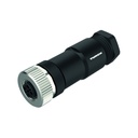 Konektors FW-ERKPM0414-PS-S-0810, M12 mamma taisns, S kodējums 3+PE, 12A 630V, skrūvju spailes, 8...10mm kabelim, IP67