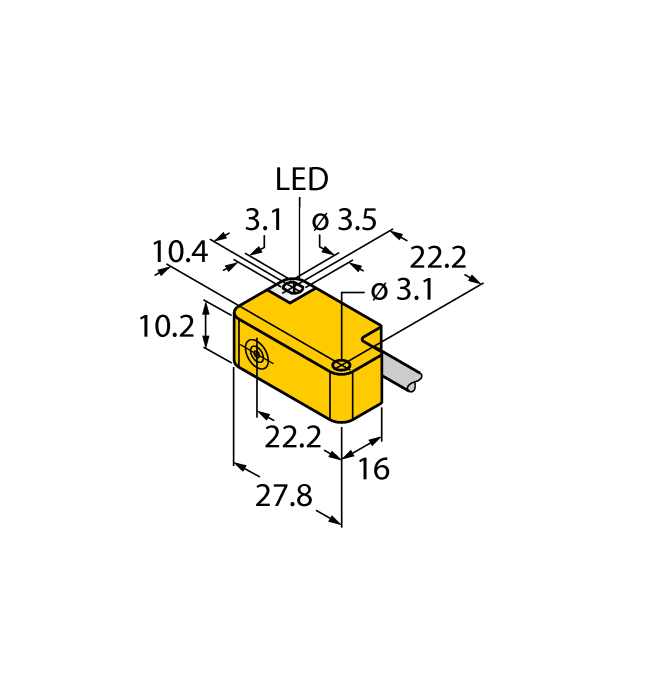 Induktīvais sensors BI2-Q10S-AP6X