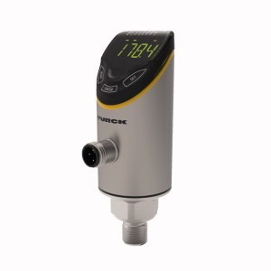 Spiediena sensors PS510-10V-08-LI2UPN8-H1141, -1...10 bar, G 1/2″ male, M12 konektors