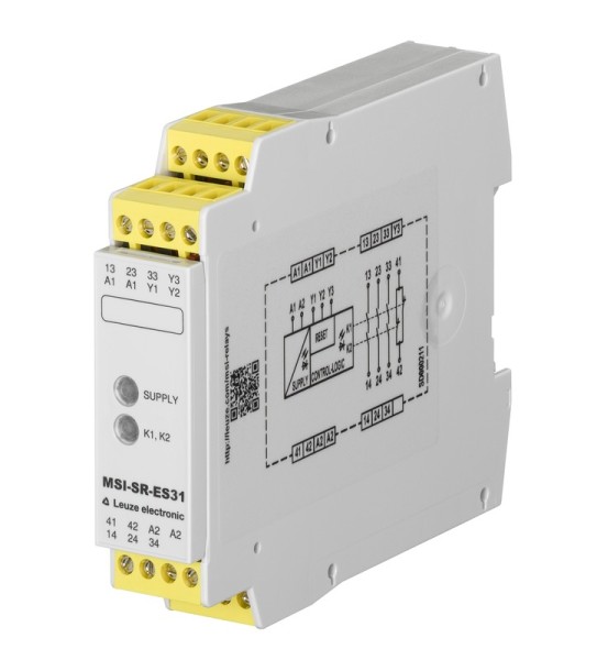 Drošības relejs MSI-SR-ES31-03 E-Stop circuits, 3 NO/1 NC