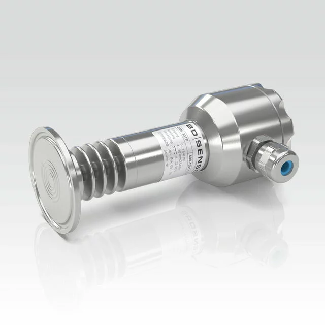 Spiediena sensors DMP331P, 0-0.6bar, 4-20mA, G1 cone, SPEC.vers