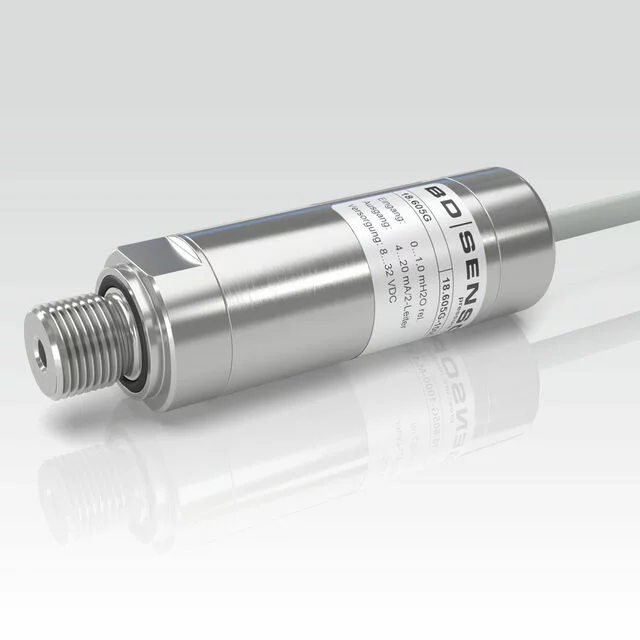 Līmeņa sensors 18.605G, 0-4mH2O, 0-10V, 6m PVC kabelis, flush membrāna,