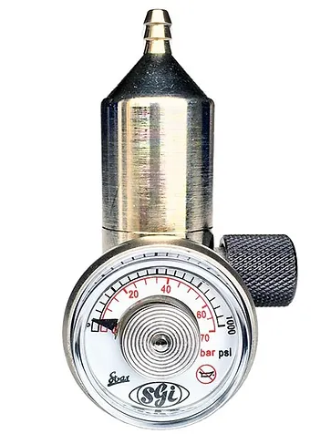 Fixed flow regulator, 0,3 litres per minute, for 34 l and 103 l cylinders