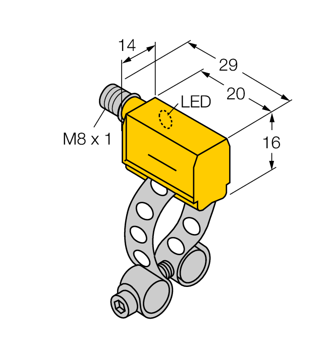 Magnētinduktīvais sensors BIM-PST-AP6X-V1131