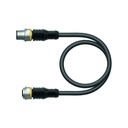 Connection cable RSC-RKC5701-6M, CANopen/DeviceNet, M12, female/male, straight, 5-pin, 6m PUR, shielded