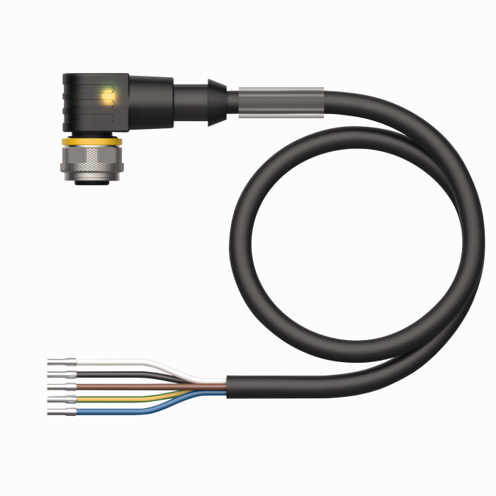 Connection cable WKC5T-P7X3.1-5/TXL, LED