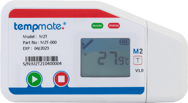 Datu reģistrators, temperatūra Tempmate M2