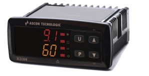 [X33HHRR] Controller X33HHRR, 3x PTC/NTC + 4-20mA humidity input, 2 relay outputs, 100-240VAC