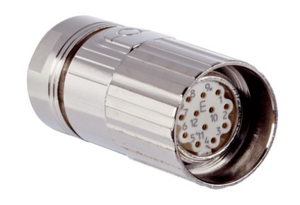 [EPFL121] Connector M23, 12 pin 