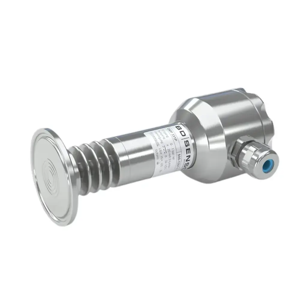 Pressure sensor DMP331P, -1...10 bar, 4-20 mA, DN40 DIN 11851, cable gland M20 x 1.5