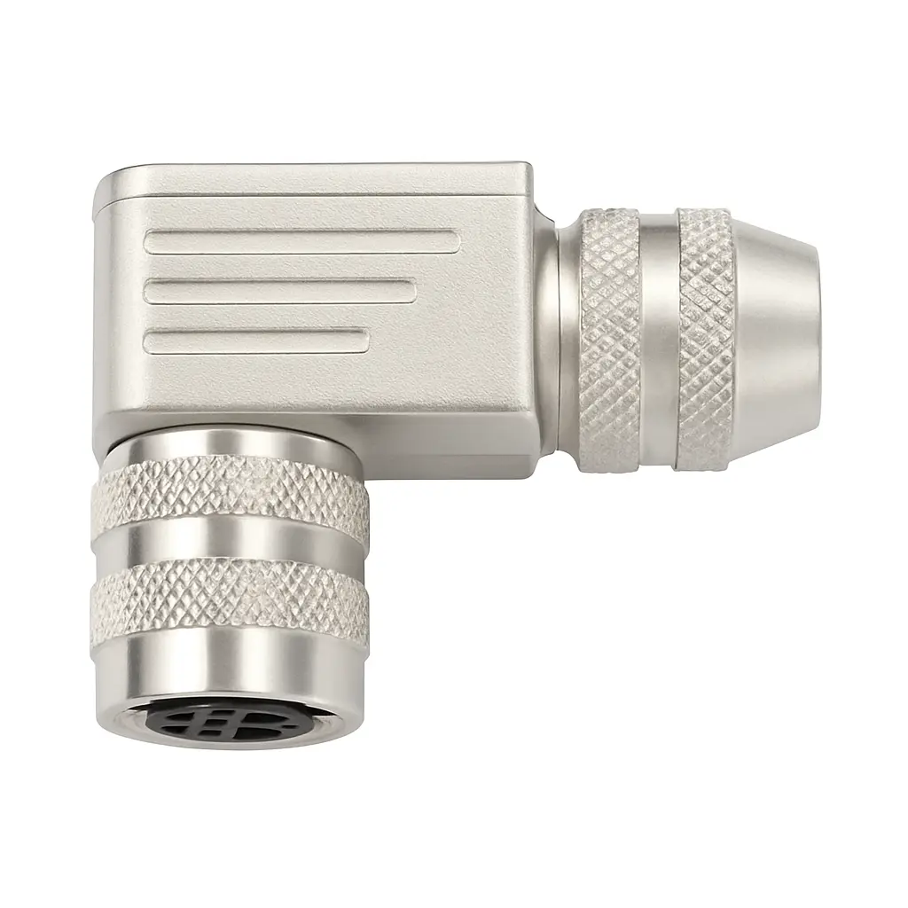 [99562275006] M16 mamma leņķveida konektors, 6-pinu, 6.0–8.0 mm, ekranējams, lodējams, IP67