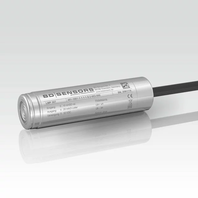 Līmeņa sensors LMP307, 0-2.5mH2O, 4-20mA, 10m kab.,