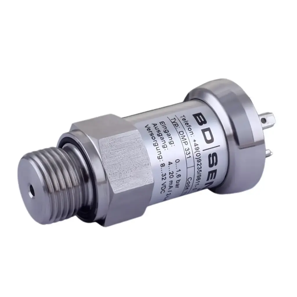 [110-V302-E-3-M10-300-1-000] Spiediena sensors DMP331, -1...3 bar, 4-20 mA Ex, G 1/4" EN DIN 3852, M12 konektors, 4-pinu