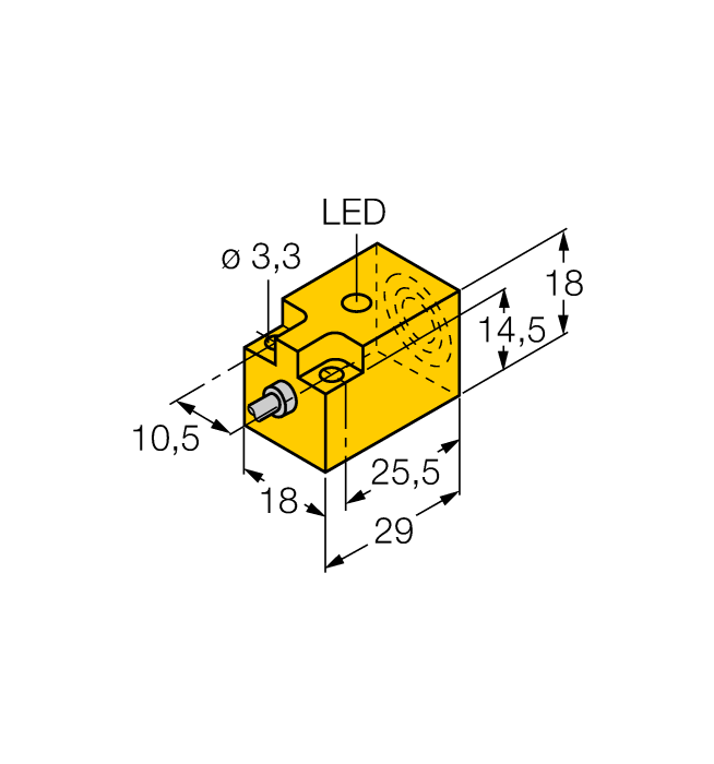 Inductive sensor NI5-Q18-AN6X