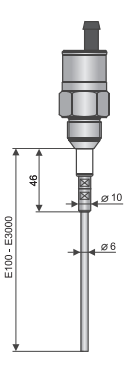 Kapacitīvais sensors DLS27N, L=180mm