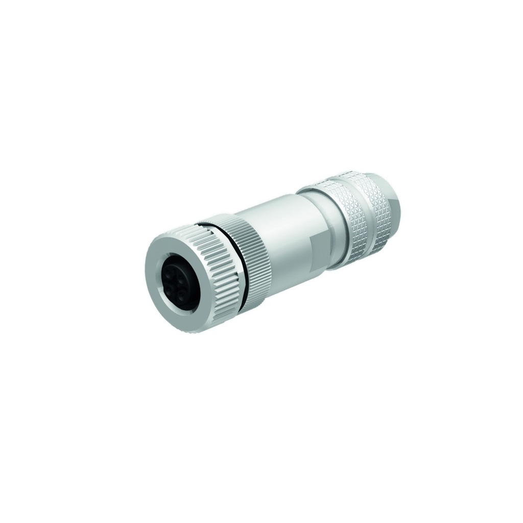 Konektors BMWS8151-8.5, M12 mamma taisns, 5 kontakti B kodējums, PROFIBUS-DP, ekranēts, skrūvspailes, 6...8.5mm kabelim, IP67
