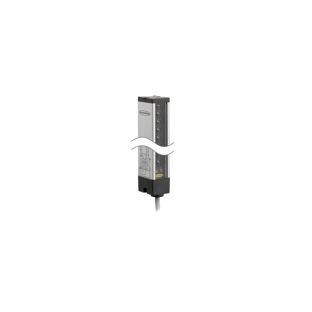 Photo sensor - emitter LX3EQ, part-sensing light curtain, 67mm, 0.3-2m, 10-30VDC, M12 5-pin