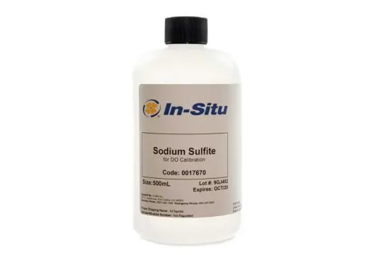Izšķīdušā skābekļa kolibrēšanas komplekts Na2So3 (Sodium Sulfite) for DO Cal, 500 mL