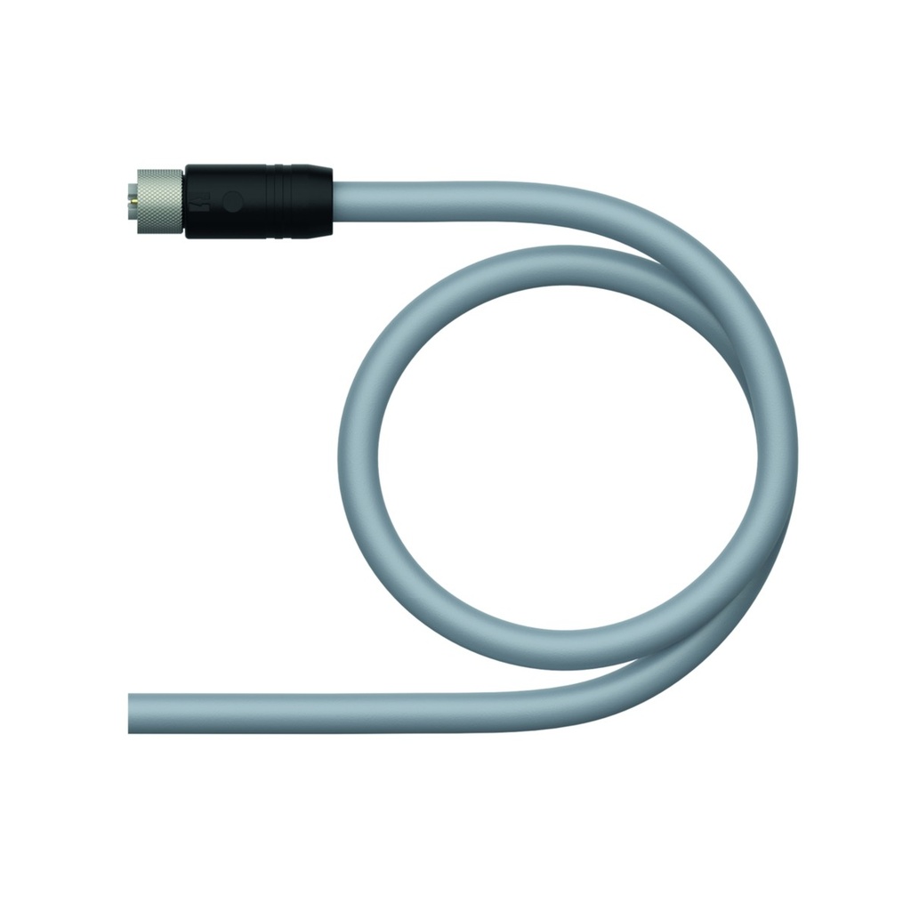Connection cable RKP54PLB-2/TXG, M12 L-coded, female, straight, 4+FE, 2m PUR
