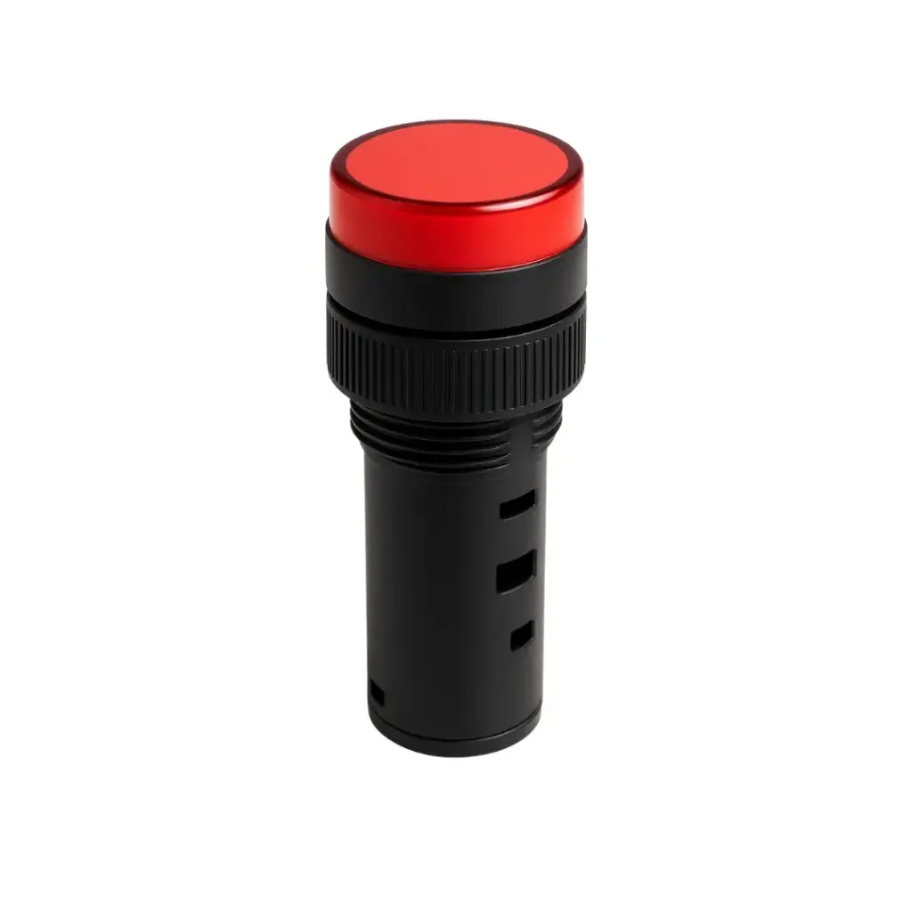 [AD16DSR24] LED lampa 16 mm, sarkana, 24 VDC