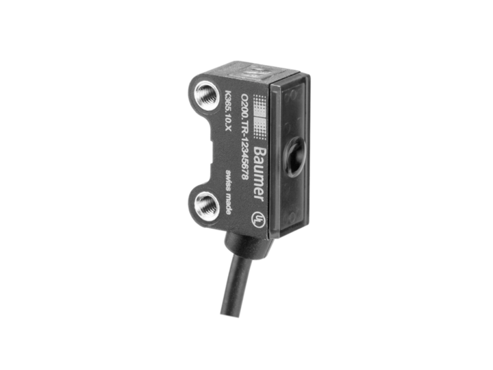 Foto sensors - raidītājs O200.TR-ZZZX.72CV/H006, caurstarojuma 5m, 10-30VDC, testa ieeja, 2m kabelis, IP67